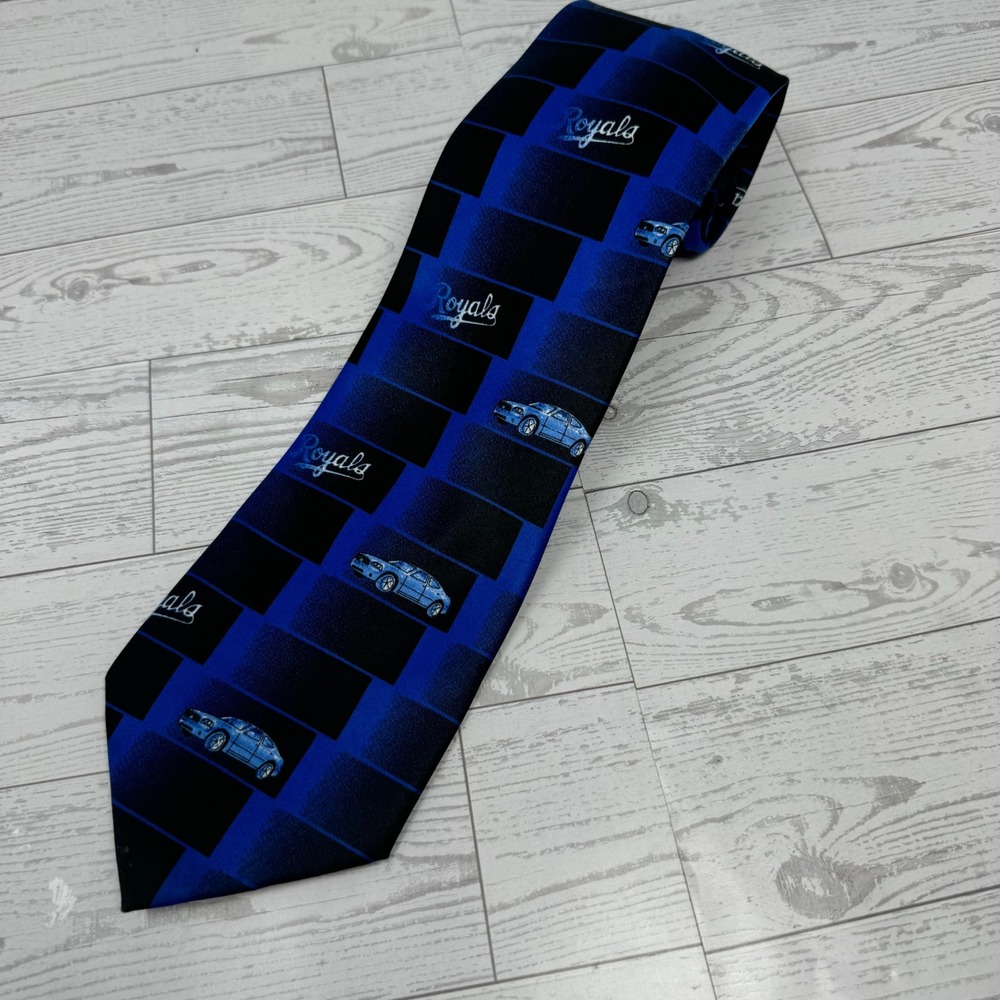 DODGE Charger 2006 Happy Fathers‎ Day Mens Blue Car Necktie Kansas City Royals